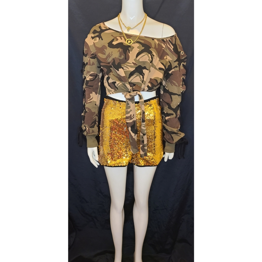 Camouflage Crop Top